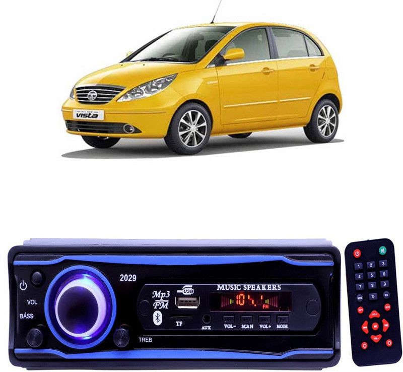 YUNEIK Blue 2029 USB/AUX/SD/BLUETOOTH/FM/MP3 BOOM MASTER STANDARD- Y 522 Car Stereo  (Single Din)