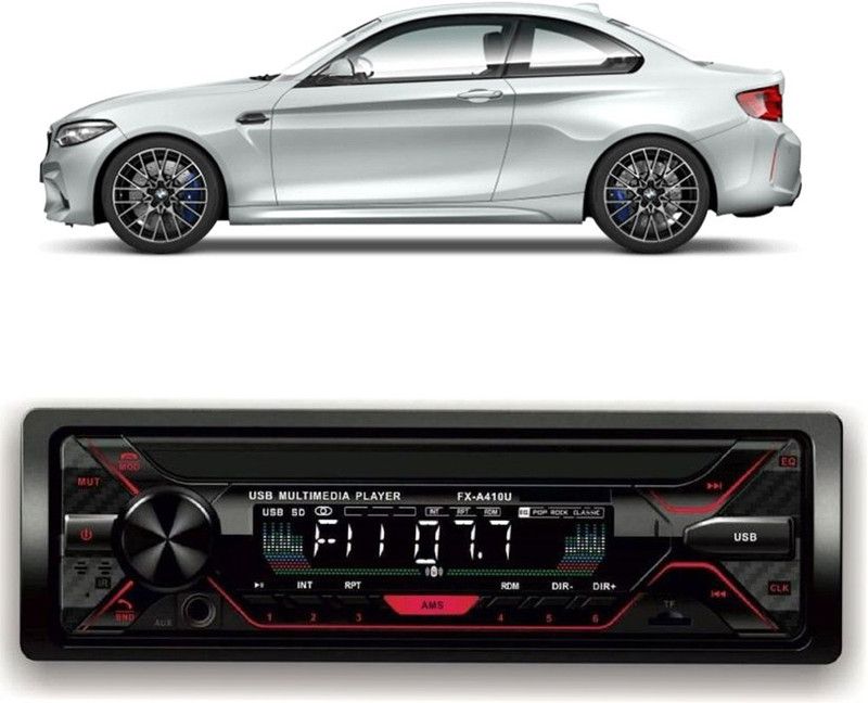 Purpleheart Car Stereo FX- A100U Car Stereo with Bluetooth, USB, SD Card , Aux P-64 Car Stereo  (Single Din)