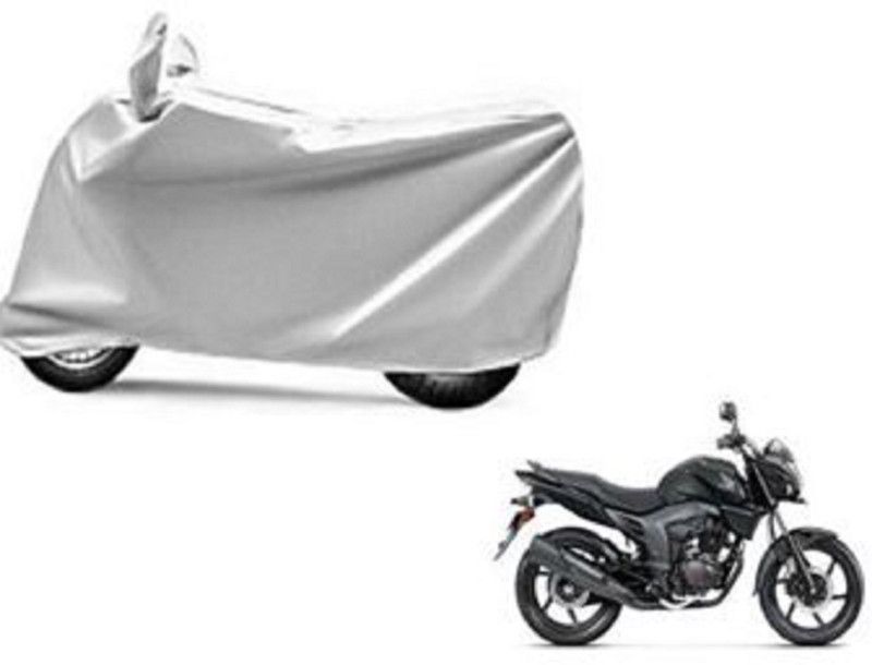 High Quality Waterproof Two Wheeler Cover for Honda  (CB Trigger, Silver)