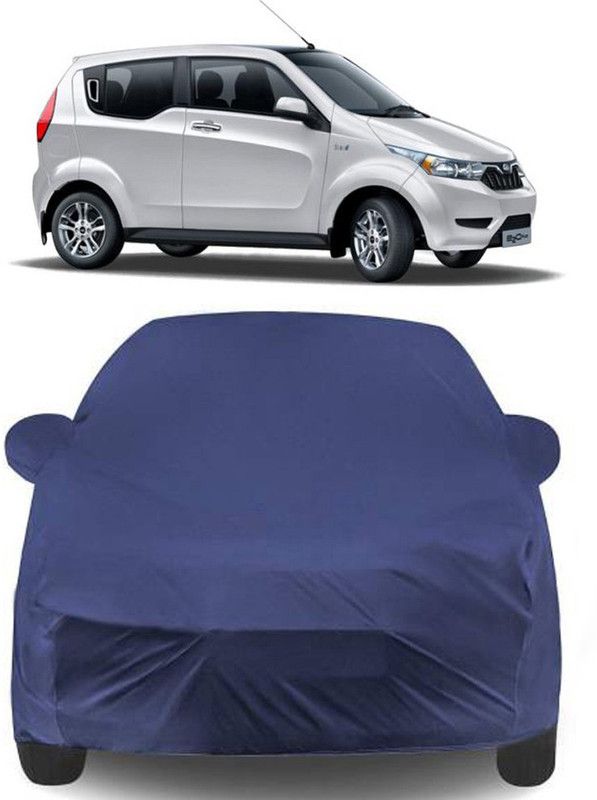Genipap Car Cover For Mahindra e2o PLUS (With Mirror Pockets)  (Blue)