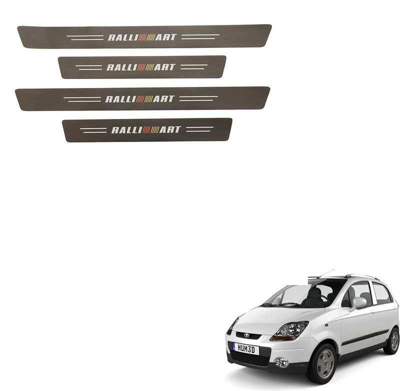 SEMAPHORE Decorative Carbon Sticker RALLIART Design For Daewoo Matiz Door Sill Plate