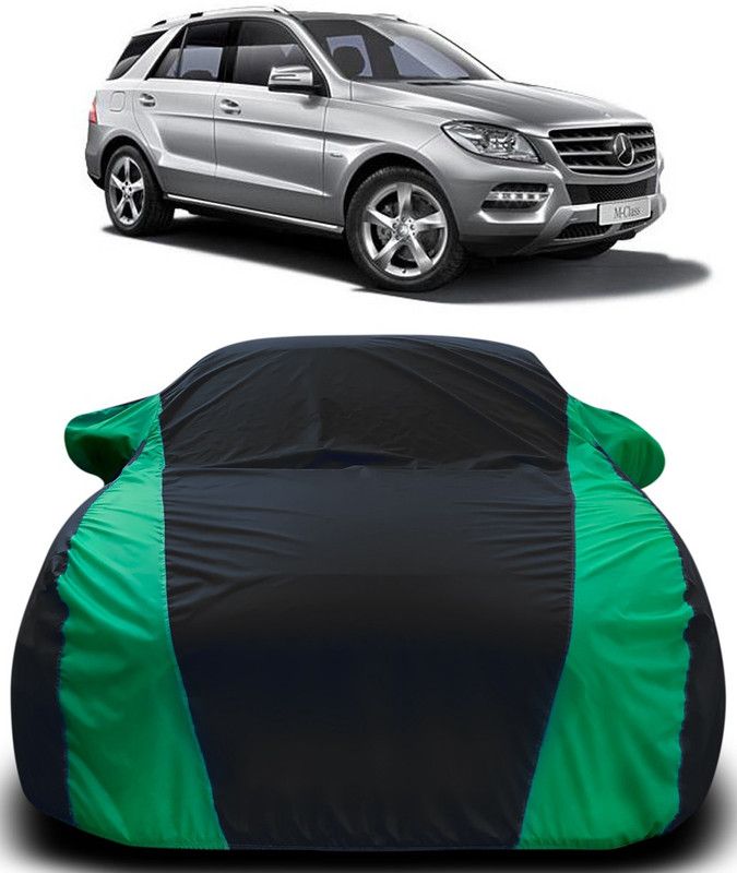 ARN Car Cover For Mercedes Benz M-Class (With Mirror Pockets)  (Black, Green)