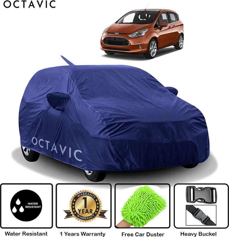 octavic Car Cover For Ford B Max (With Mirror Pockets)  (Blue)