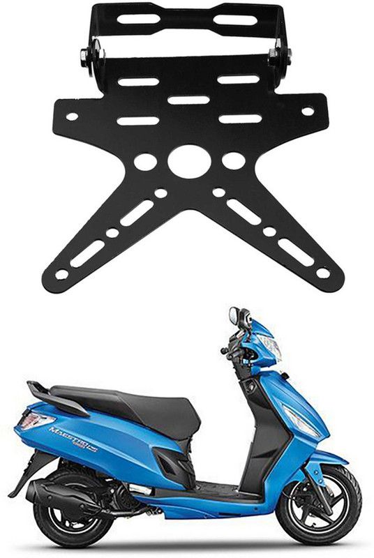 divis Bike License Number Plate Frame Holder Tail Tidy (Black) Bike Number Plate G-109 Bike Number Plate  (Aluminium 7 cm x 15 cm)