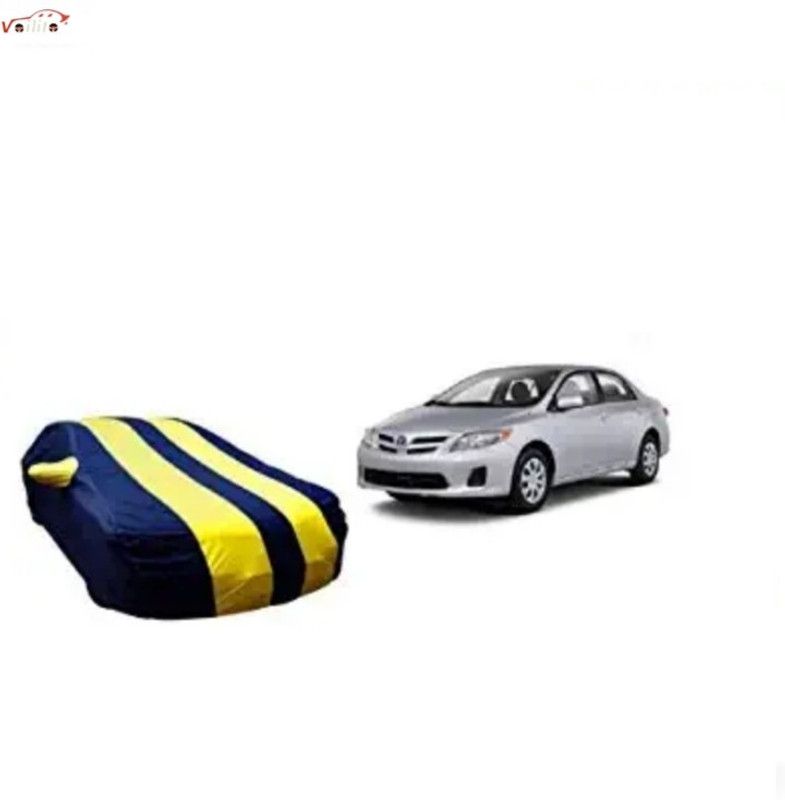 Voilito Car Cover For Toyota Corolla (Without Mirror Pockets)  (Yellow)