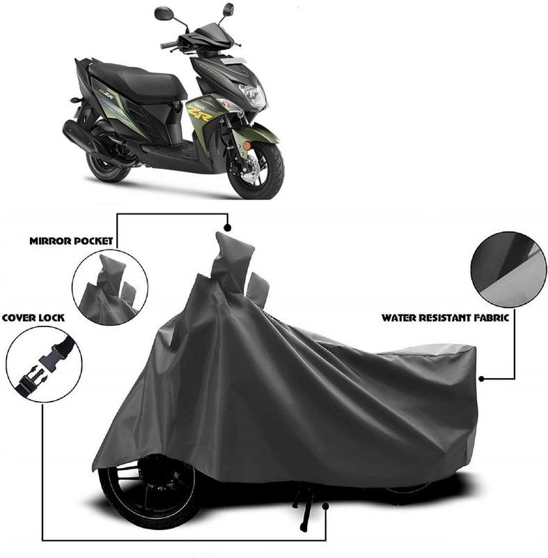 AutoFave Two Wheeler Cover for Yamaha  (Ray ZR, Grey)