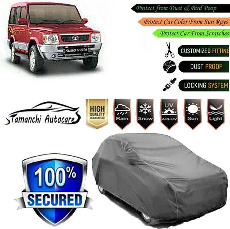 Tamanchi Autocare Car Cover For Tata Victa  (Grey)