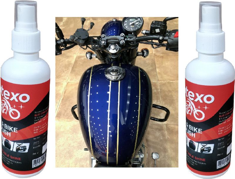 MOTEXO Liquid Car Polish for Bumper, Chrome Accent, Dashboard, Exterior, Headlight, Leather, Metal Parts, Tyres  (400 ml, Pack of 2)
