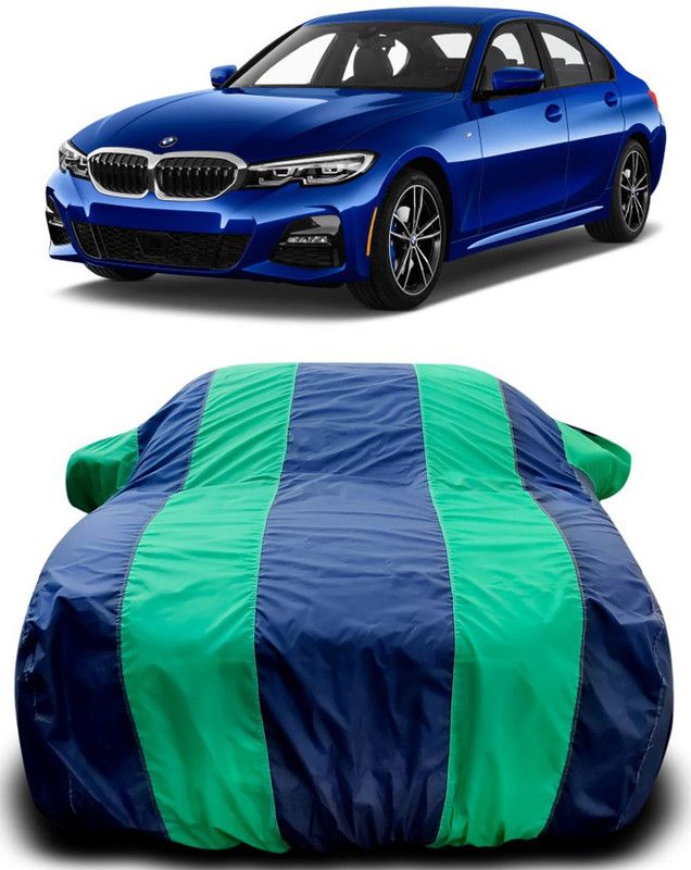 Ascension Car Cover For BMW 325i (With Mirror Pockets)  (Green, Blue)