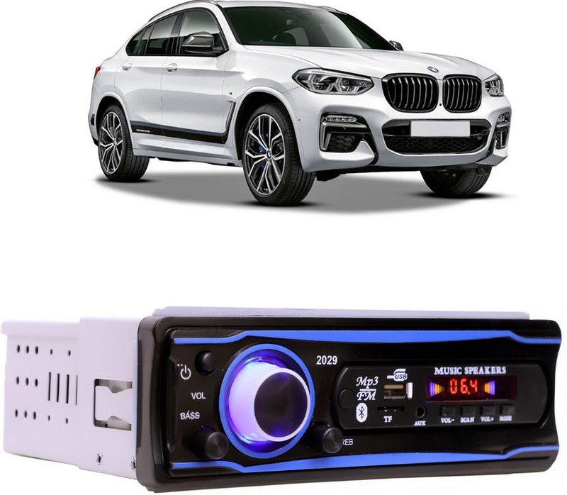 Bluedrum Blue Stereo-999 BLUETOOTH/USB/SD/AUX/FM/MP3 (BLUE & Black)-74 Car Stereo  (Single Din)