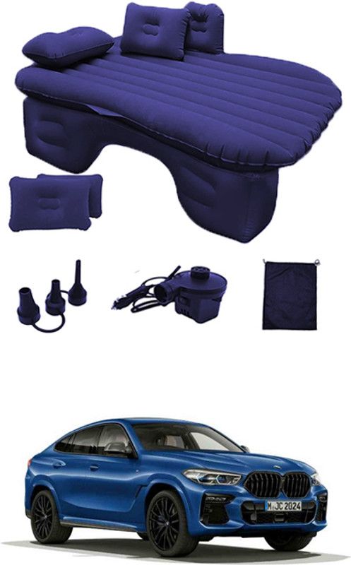 MATIES Car Air Inflatable Car Bed Mattress Airbed Overnighter Blue255 for Tourism Outdoor Camping Swimming Pool for X6 BMW 2020 Car Inflatable Bed