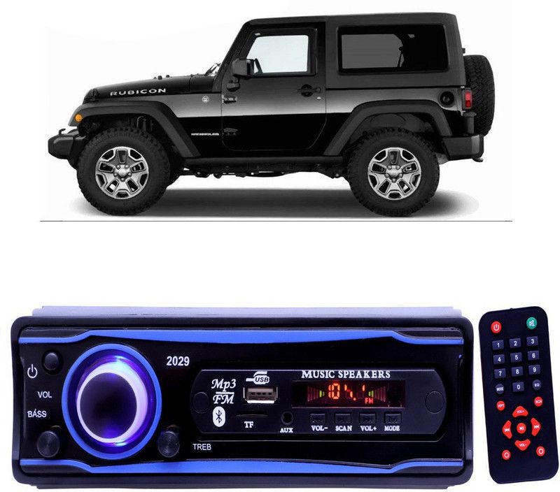 Genipap Blue 2029 USB/AUX/SD/BLUETOOTH/FM/MP3 BOOM MASTER STANDARD- G 279 Car Stereo  (Single Din)