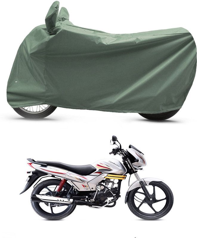 BikenWear Waterproof Two Wheeler Cover for Mahindra  (Centuro, Green)