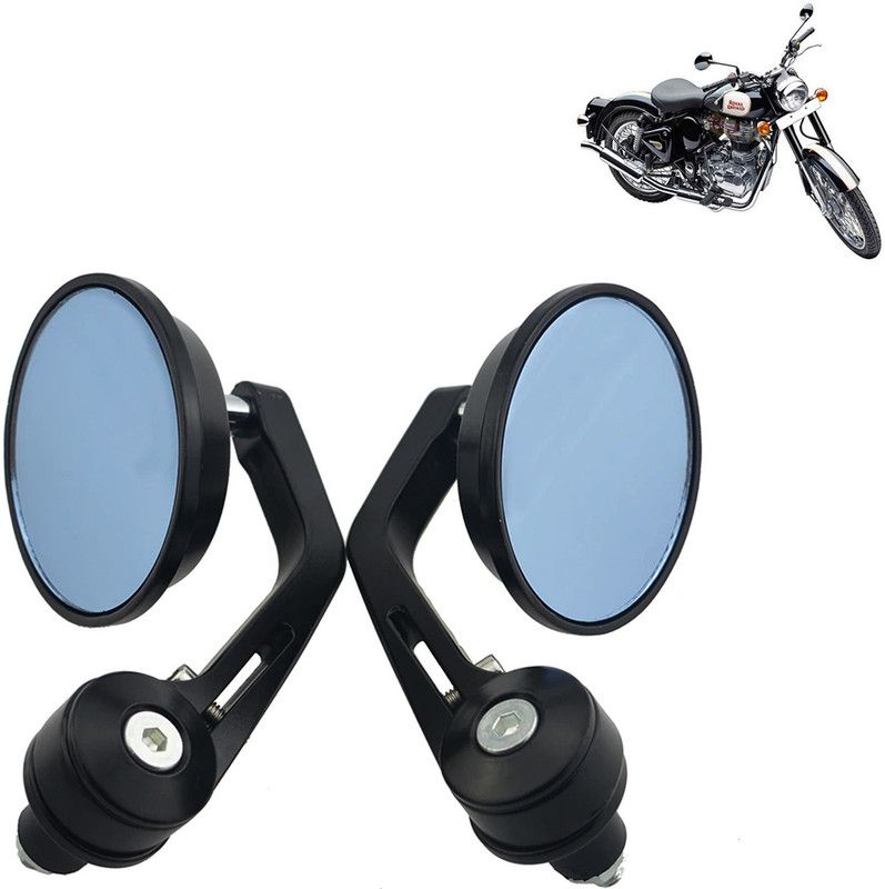VOCADO Manual Rear View Mirror For Royal Enfield Classic 500  (Left, Right)