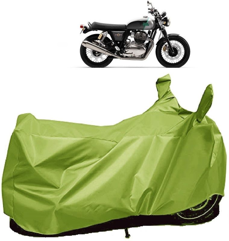 AutoFave Two Wheeler Cover for Royal Enfield  (Twin, Green)