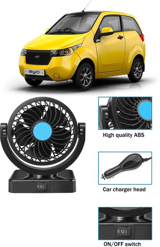 Enfield Works Cooling Car Fan 360 Degree Rotatable For vehicle-Y_262 Car Interior Fan  (12 V)