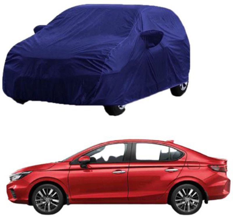 Yesmotive Car Cover For Hyundai Eon (With Mirror Pockets)  (Blue, For 2017 Models)