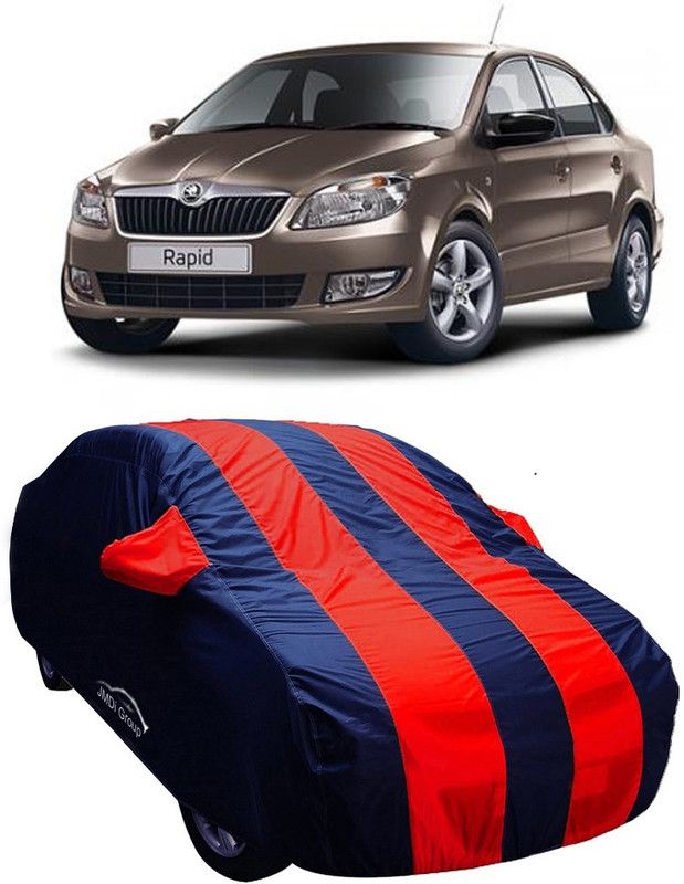 JMDi Car Cover For Skoda Rapid (With Mirror Pockets)  (Multicolor)