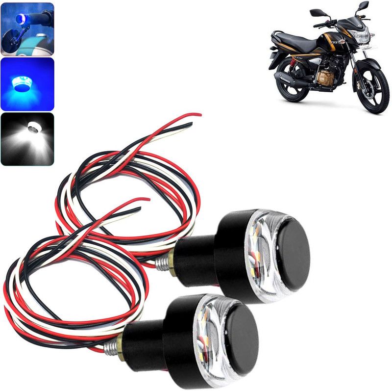 DvineAutoFashionZ LED Indicator Light for Victor New(Blue, White)_HLBLU184 Bike Handlebar Weights  (2 Black)