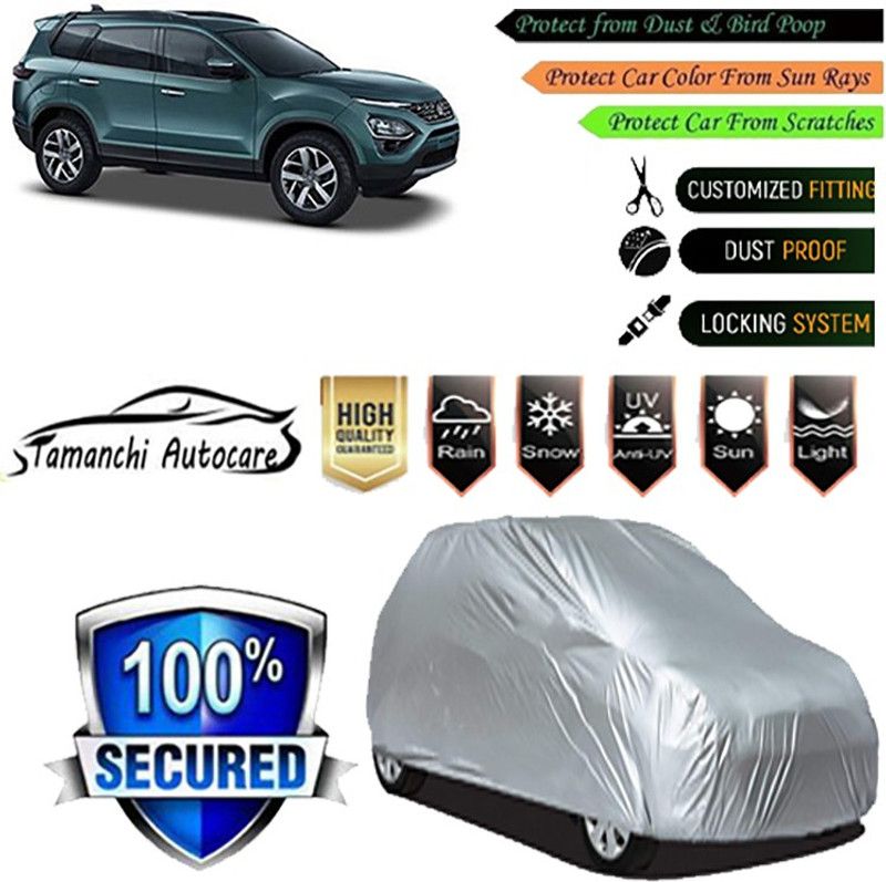 Tamanchi Autocare Car Cover For Tata Buzzard  (Silver)