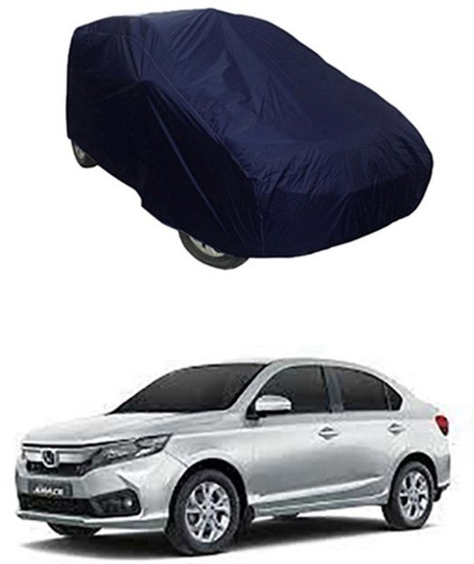 APNEK Car Cover For Honda Amaze (With Mirror Pockets)  (Blue)