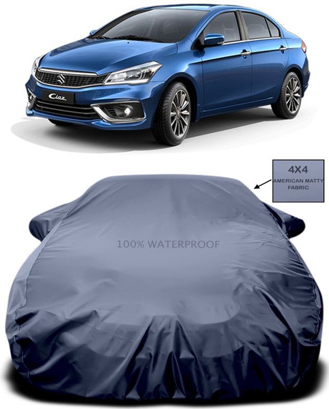 Genipap Car Cover For Maruti Suzuki Ciaz (With Mirror Pockets)  (Grey)