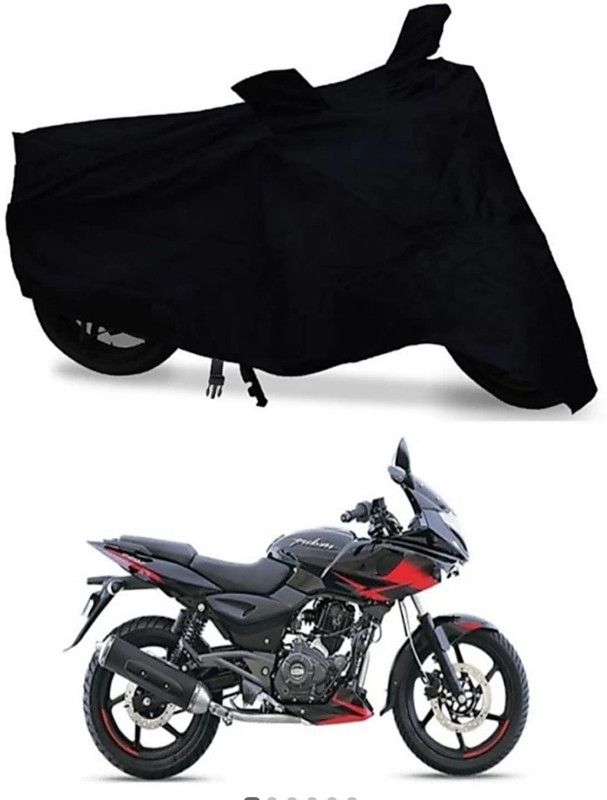 ITRIMK Waterproof Two Wheeler Cover for Bajaj  (Pulsar 220 DTS-i, Black)