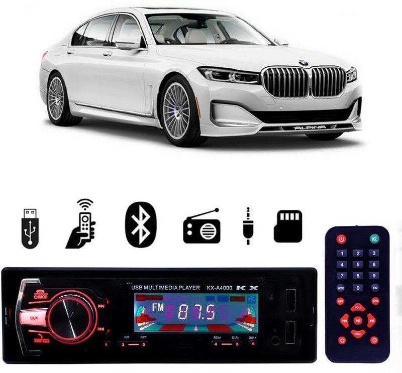 JBRIDERZ KX-A4000 with AUX/Bluetooth/USB/ MP3 JB-321 Car Stereo  (Single Din)