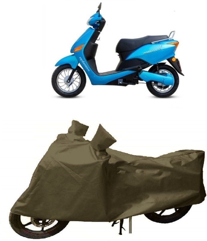 HEMSKAR Two Wheeler Cover for Hero  (Electric Optima, Green)