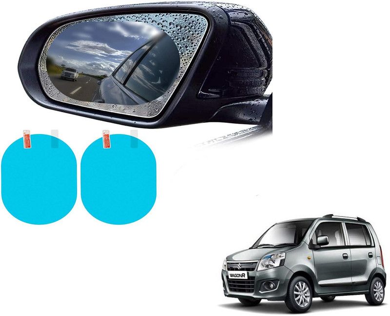 Autoinnovation Car Mirror Anti Fog Rainproof Protective Film For Maruti Suzuki WagonR 2014-2019 Car Mirror Rain Blocker  (White)