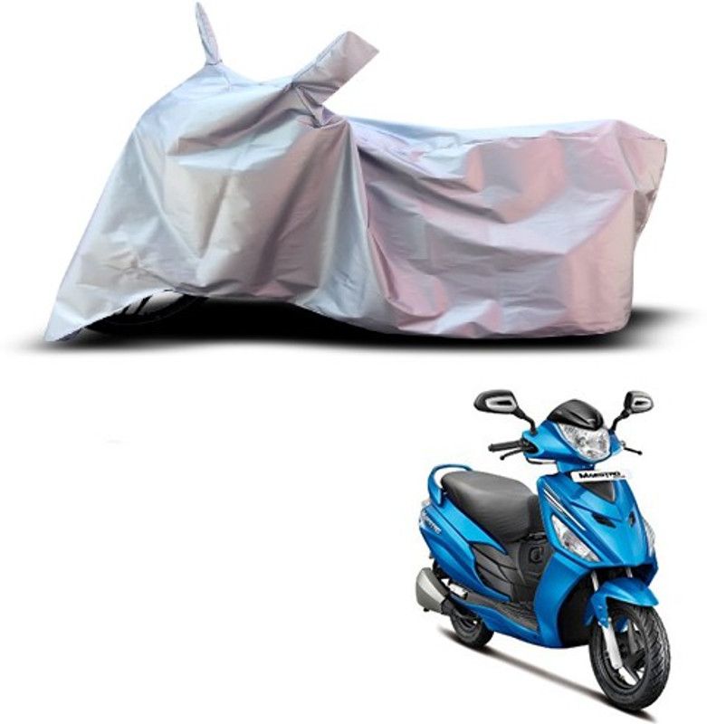 THE REAL ARV Waterproof Two Wheeler Cover for Hero  (Maestro, Silver)