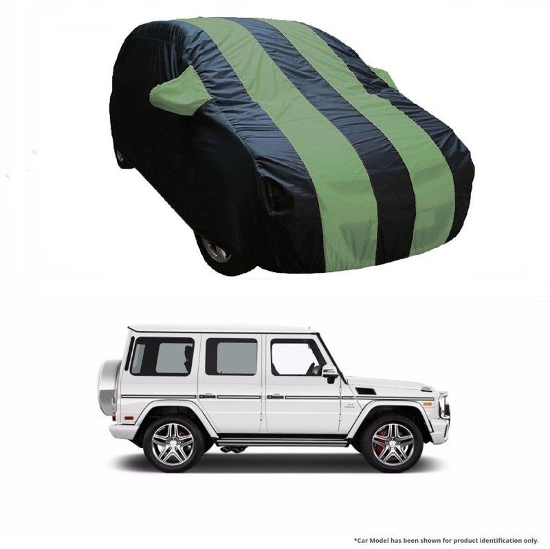 Flipkart SmartBuy Car Cover For Mercedes Benz G-Class (With Mirror Pockets)  (Green, Blue)