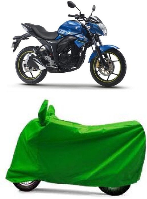 MoTRoX Two Wheeler Cover for Suzuki  (Gixxer, Green)