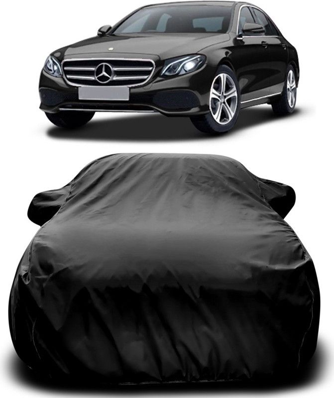 Genipap Car Cover For Mercedes Benz E220 (With Mirror Pockets)  (Black)