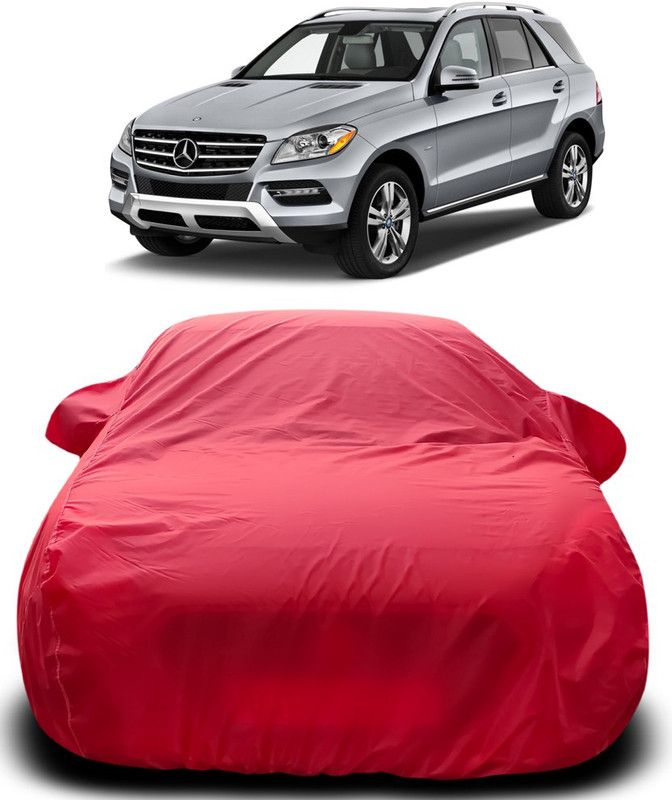 MoTRoX Car Cover For Mercedes Benz ML350 (With Mirror Pockets)  (Red)