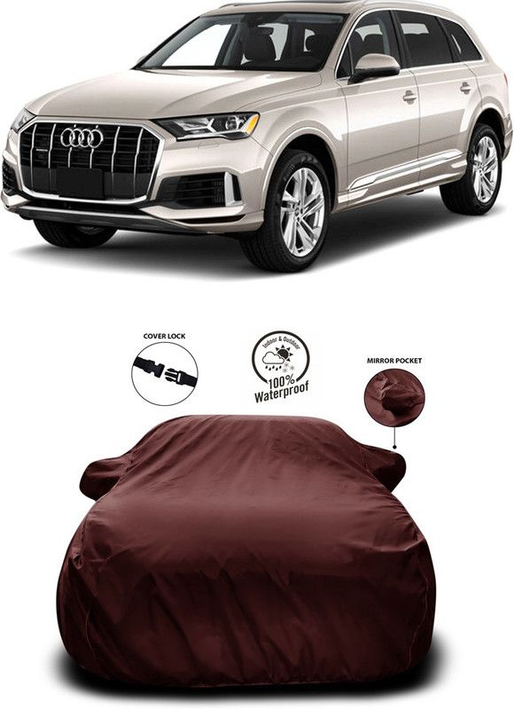 Ascension Car Cover For Audi Q7 2020 (With Mirror Pockets)  (Brown)