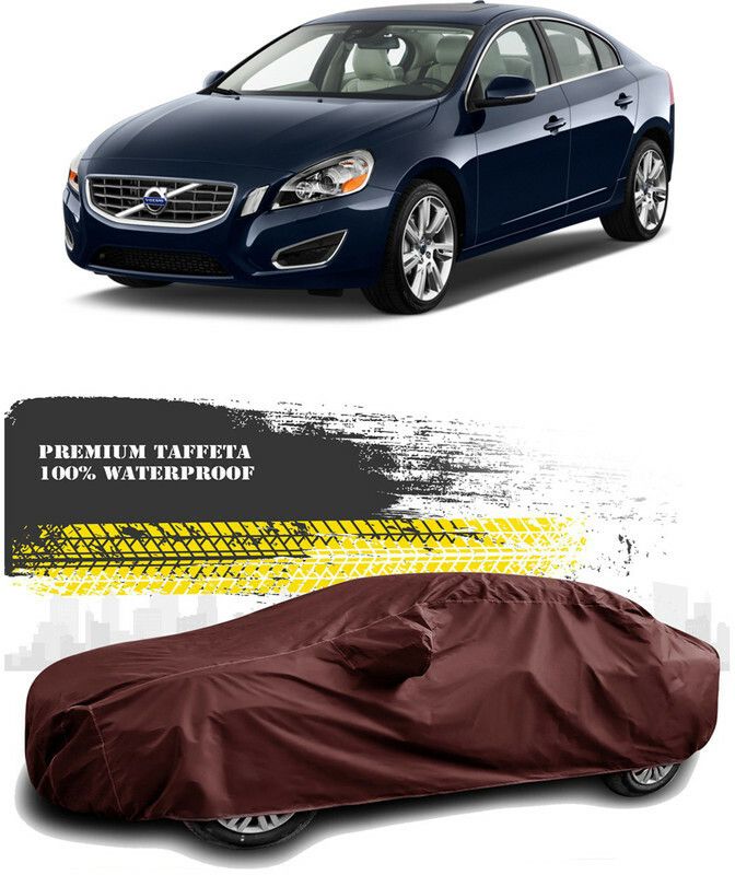 AutoTiger Car Cover For Volvo New S60 (With Mirror Pockets)  (Maroon)