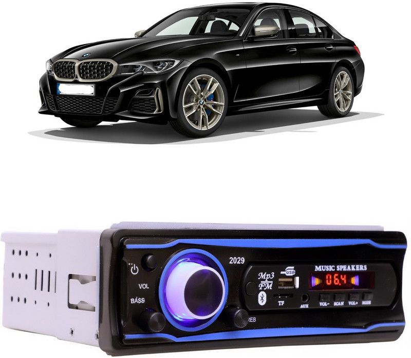 Bluedrum Blue Stereo-999 BLUETOOTH/USB/SD/AUX/FM/MP3 (BLUE & Black)-52 Car Stereo  (Single Din)