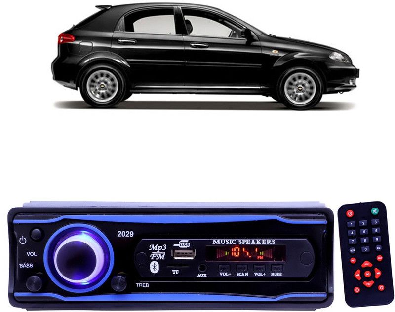 YUNEIK Blue Stereo-999 BLUETOOTH/USB/SD/AUX/FM/MP3 (BLUE & Black)Y-086 Car Stereo  (Single Din)