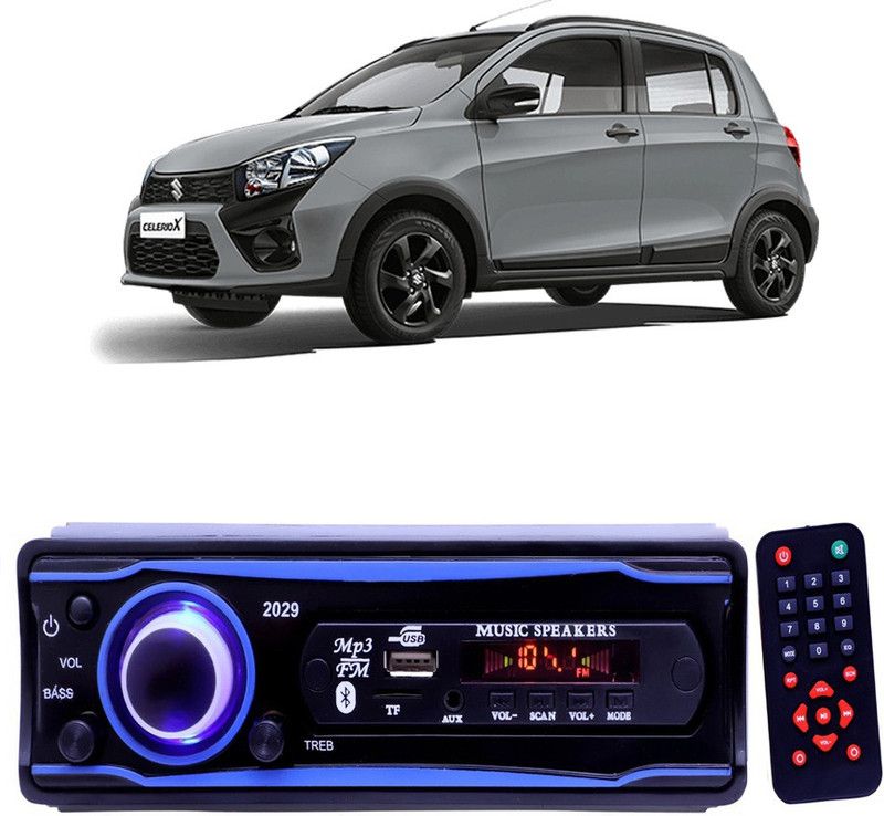 YUNEIK Blue 2029 USB/AUX/SD/BLUETOOTH/FM/MP3 BOOM MASTER STANDARD- Y 317 Car Stereo  (Single Din)