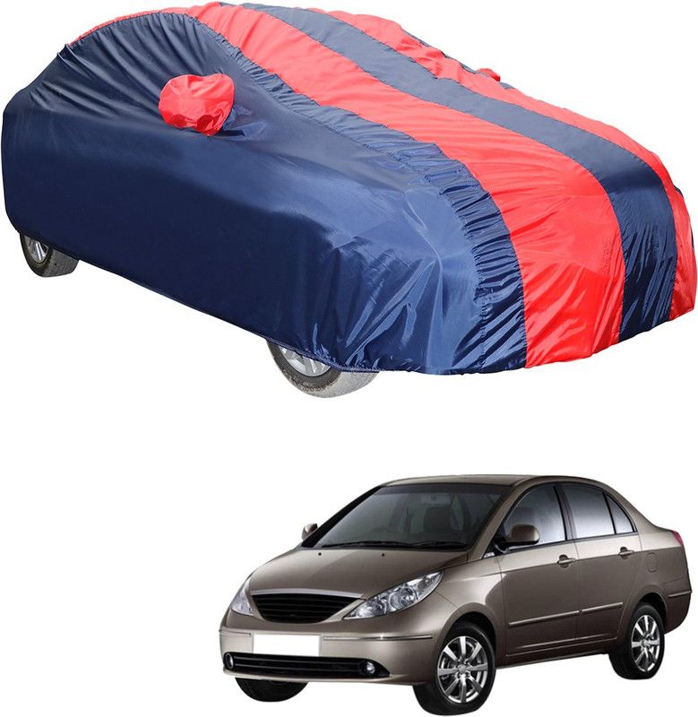 AutoFurnish Car Cover For Tata Indigo (With Mirror Pockets)  (Red, Blue, For 2005, 2006, 2007, 2008, 2009 Models)