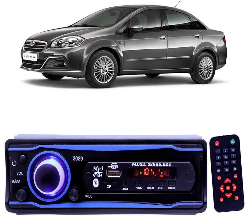 Purpleheart Blue 2029 USB/AUX/SD/BLUETOOTH/FM/MP3 BOOM MASTER STANDARD- P108 Car Stereo  (Single Din)