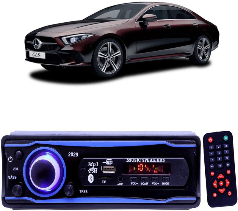 Bluedrum Blue 2029 USB/AUX/SD/BLUETOOTH/FM/MP3 BOOM MASTER STANDARD- B 378 Car Stereo  (Single Din)