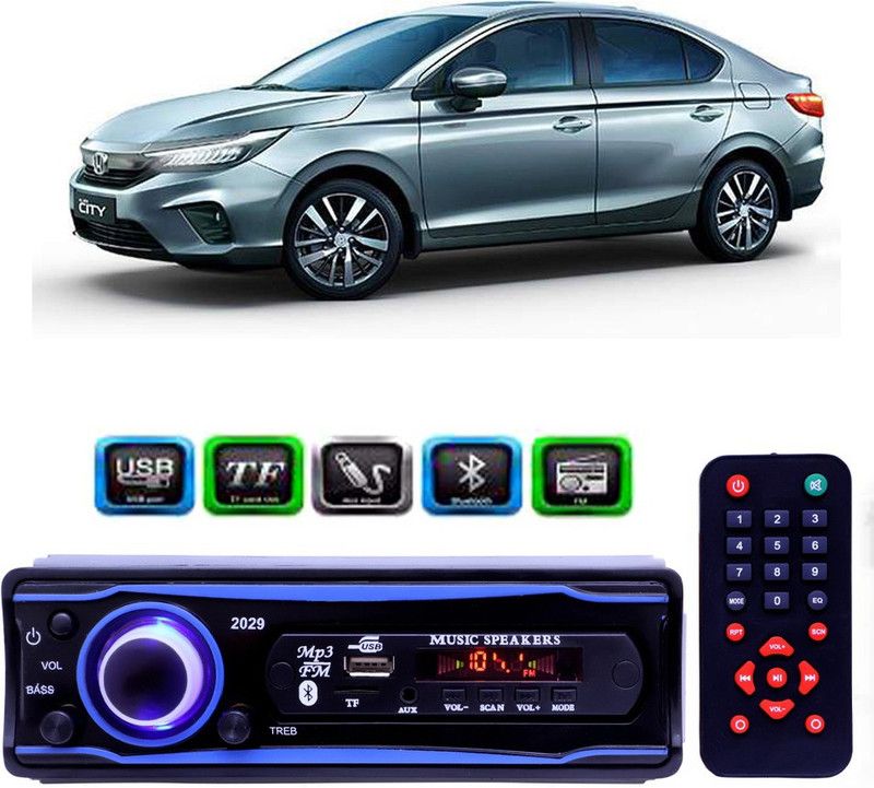 Genipap STEREO-999 BLUETOOTH/USB/SD/AUX/FM/MP3 (BLUE & Black)-165 Car Stereo  (Single Din)