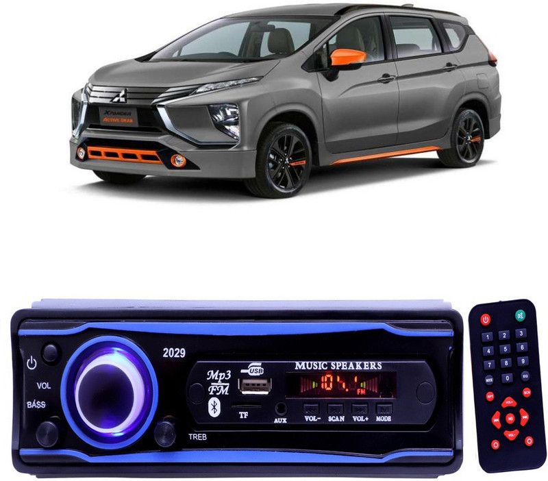 Purpleheart Blue 2029 USB/AUX/SD/BLUETOOTH/FM/MP3 BOOM MASTER STANDARD- P433 Car Stereo  (Single Din)