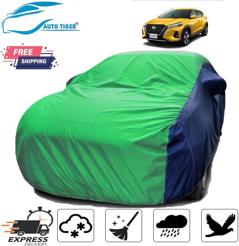 AutoTiger Car Cover For Nissan Kicks (With Mirror Pockets)  (Green, Blue, For 2021, 2022, 2023 Models)