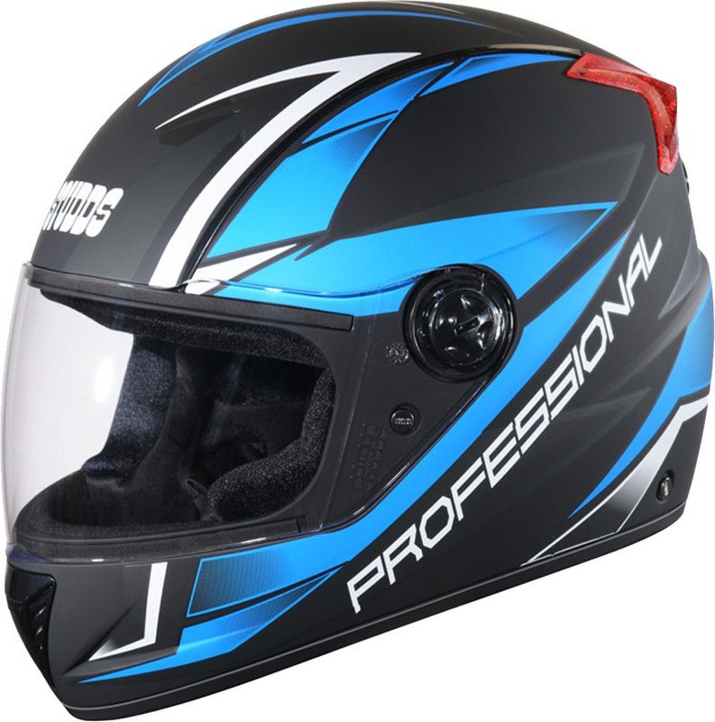 STUDDS Professional D2 Full Face Helmet (Matt Black N1, XL) Motorbike Helmet  (Matt Black)
