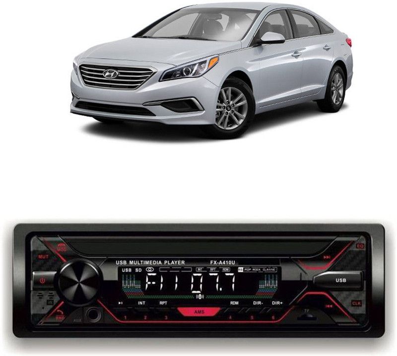 Bluedrum Car Stereo FX- A100U Car Stereo with Bluetooth, USB, SDCard , Aux B-198 Car Stereo  (Single Din)