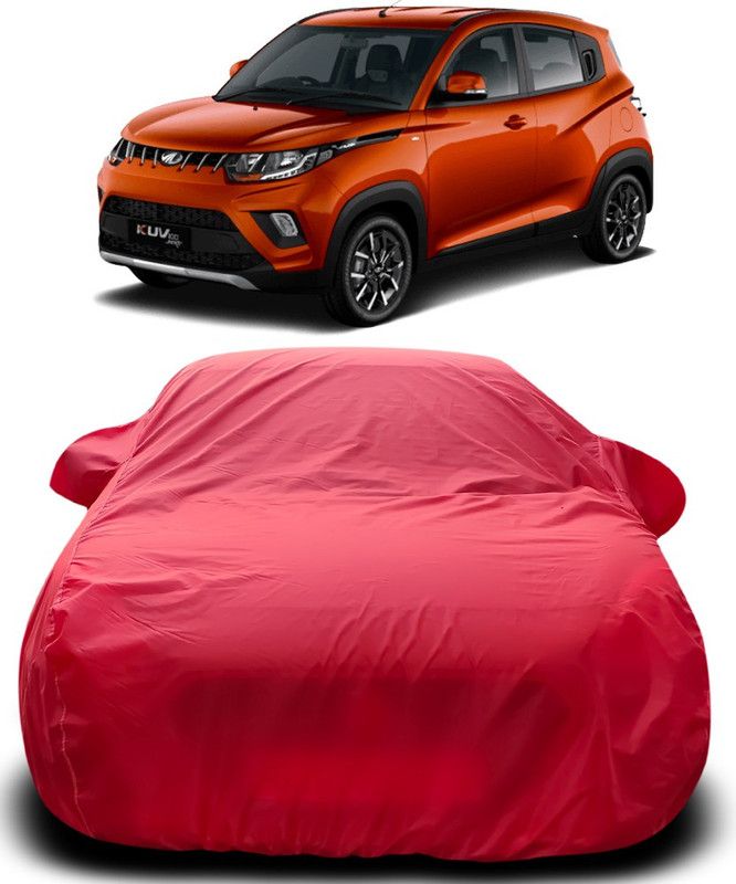 ARN Car Cover For Mahindra E-KUV100 (With Mirror Pockets)  (Red)