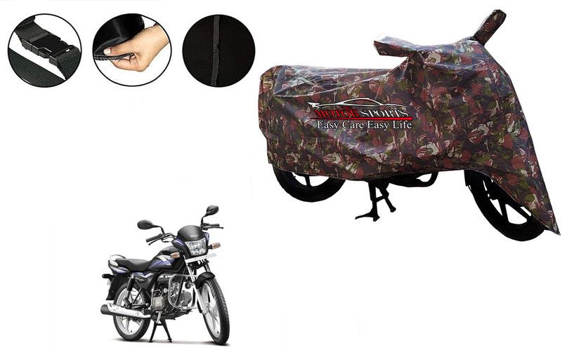 MotorSports Two Wheeler Cover for Hero  (Super Splendor, Multicolor)